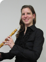 Julia Belitz mit Oboe